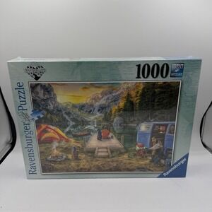 Ravensburger Wanderlust 1000 Piece Jigsaw Puzzle 'Calm Campsite' No. 161775